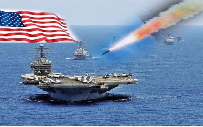 美国航母战队vs中国反舰导弹